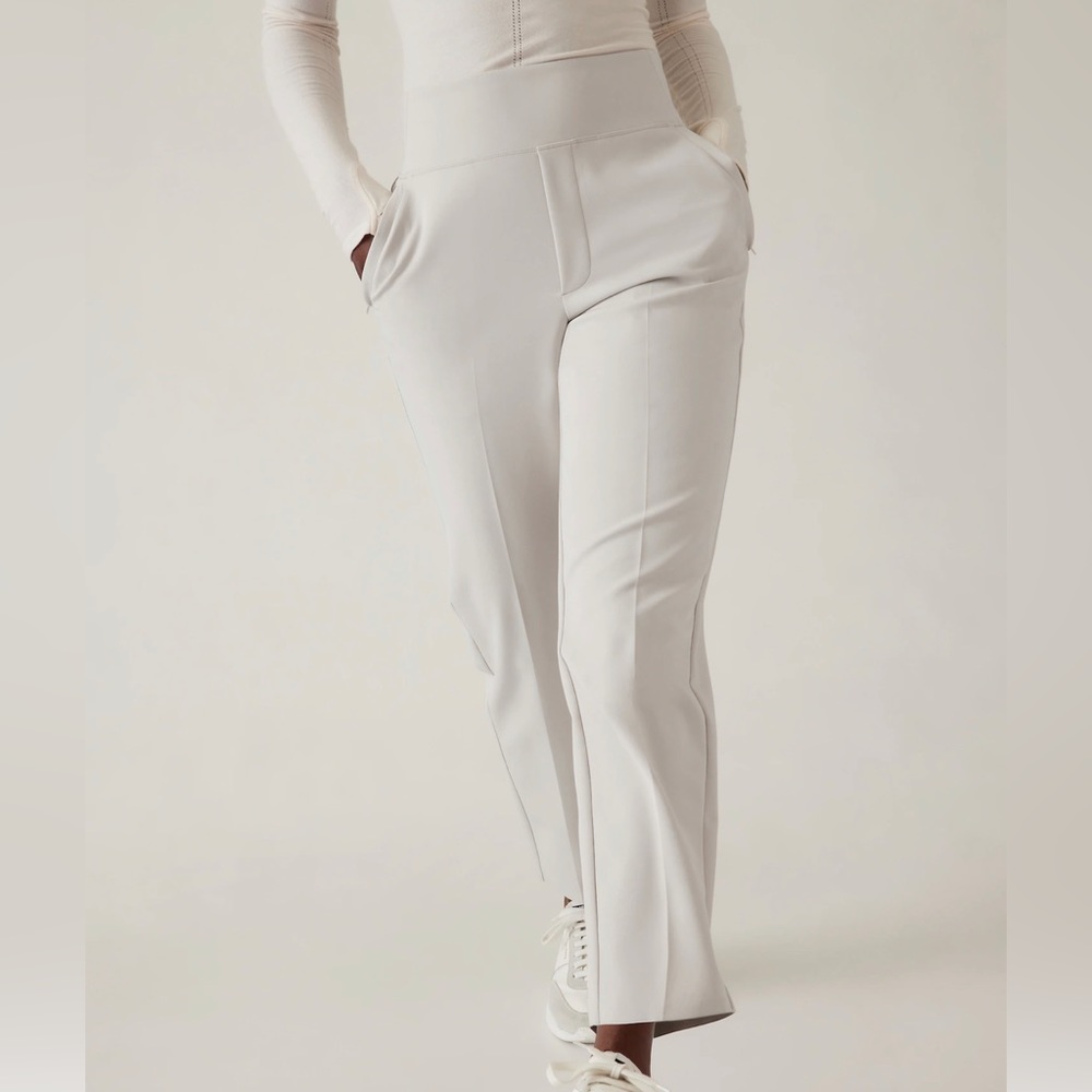 Athleta ENDLESS HIGH RISE PANT sz 8 - Abalone Grey